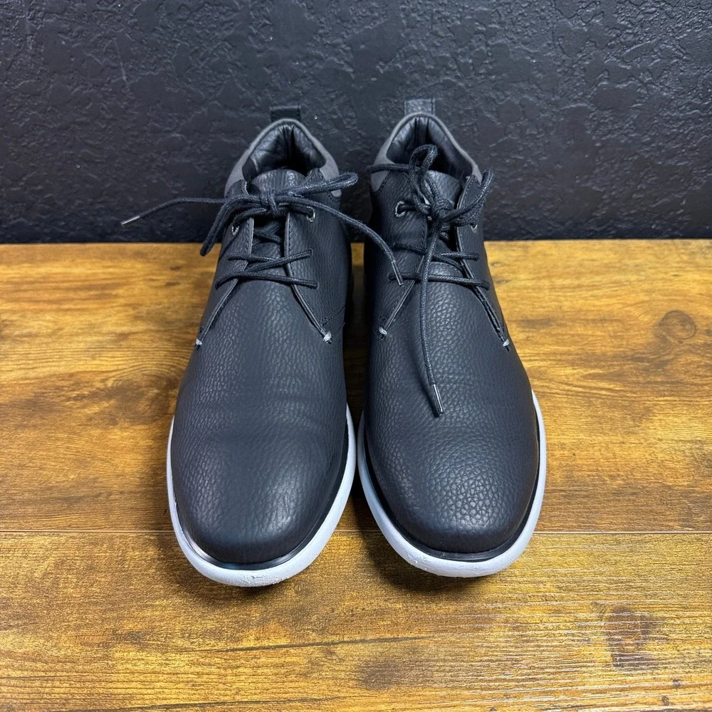 G.H. Bass 71340024A Black Grey Textile Chukka Sneakers Mens 10.5